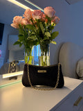 Black pochette bag